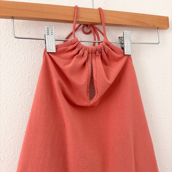 Me to We Salmon Halter Crop Top - Picture 3 of 9